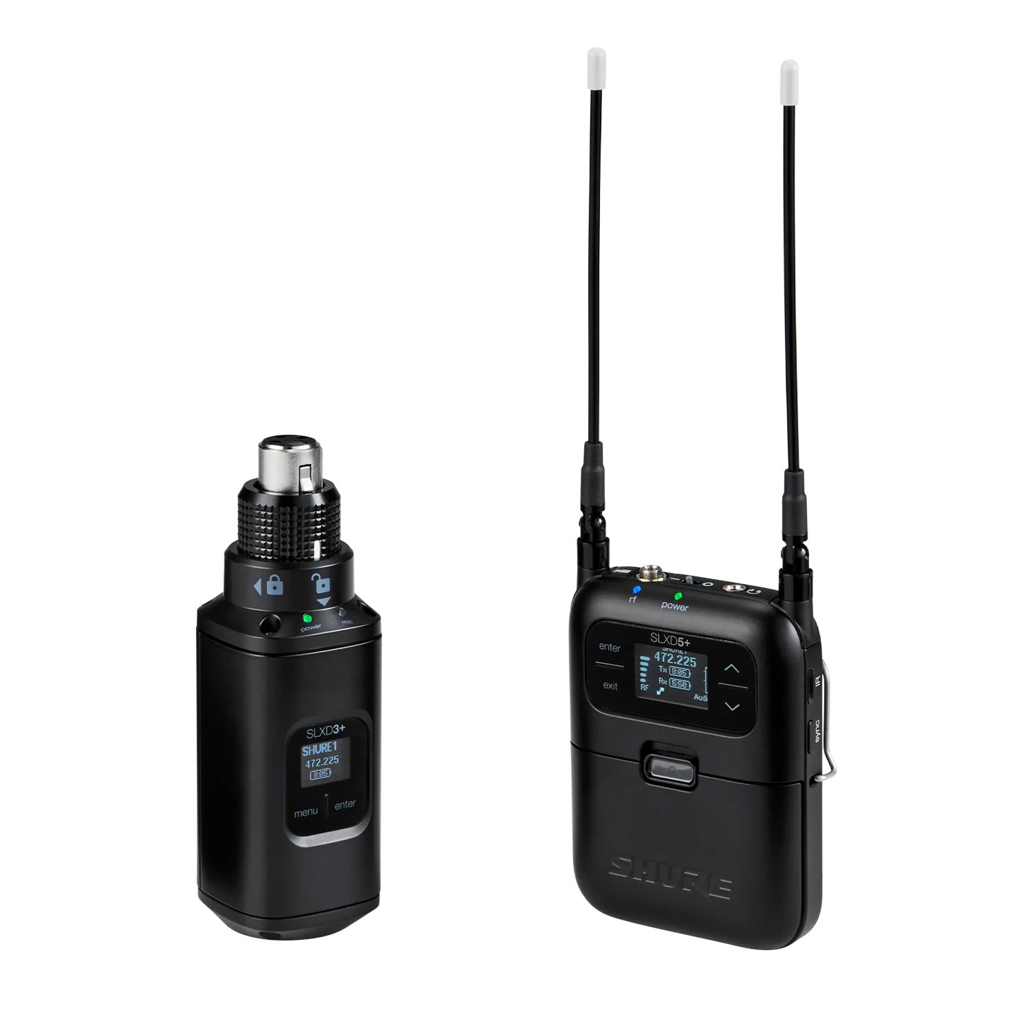 Shure SLXD35+ - Camera Wireless System with Plug-On Transmitter (G57 Band/470-616 MHz)