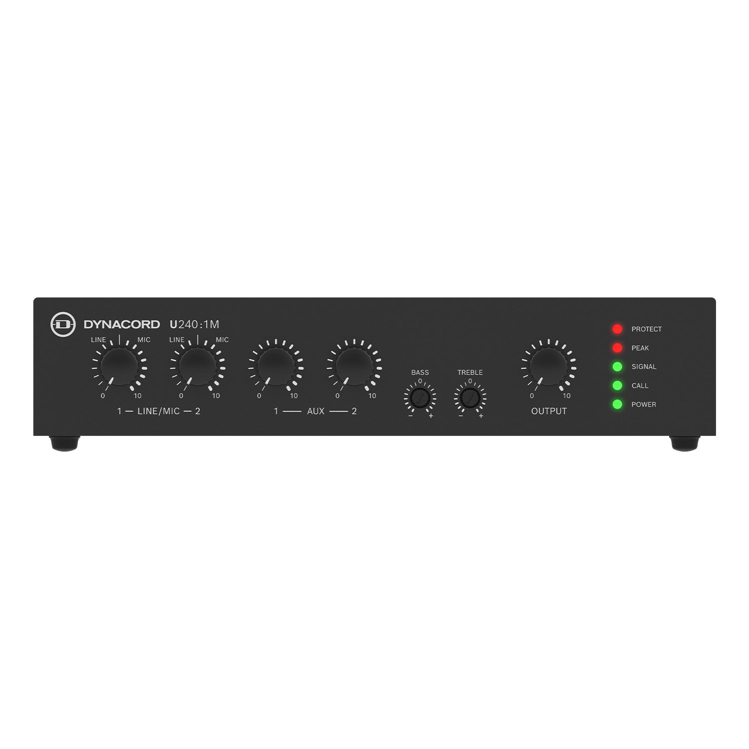 Dynacord U240:1M - Four-Input Single Channel 240-Watt Mixer Amplifier