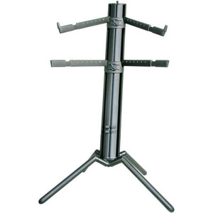 K + M 18860 Spider Pro 2 Tier Keyboard Stand (Black)