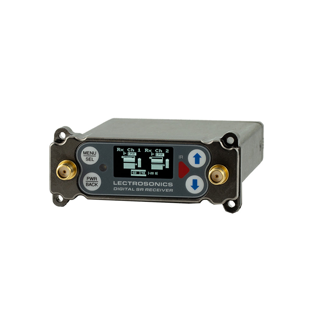 Lectrosonics DSR - 2-Channel Digital Slot Receiver (Block A1B1 / 470-608 MHz)