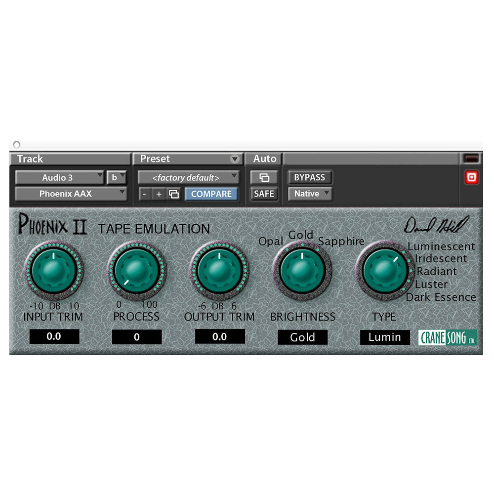 Crane Song Phoenix II Analog Tape Emulation Plug-In (Pro Tools AAX)