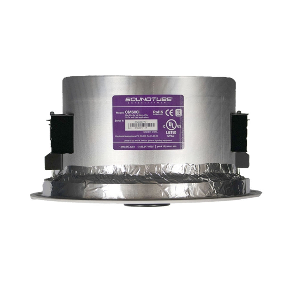 Soundtube CM600i-BK - Two-Way 6.5-Inch In-Ceiling Loudspeaker (Black)