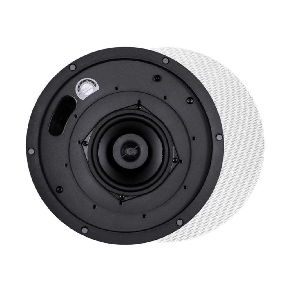 Soundtube CM52S-BGM-II-WH - Two-Way 5.25-Inch In-Ceiling Loudspeaker with Short Can (White)