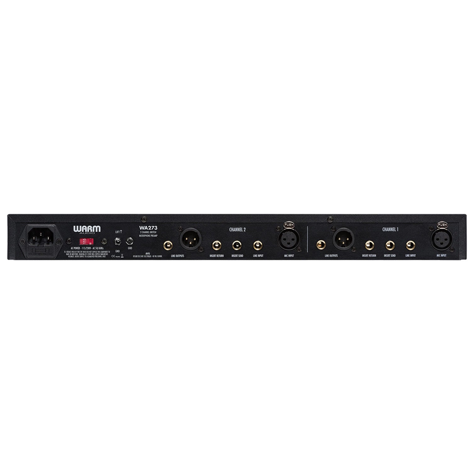 Warm Audio WA273 Dual-Channel Microphone Preamplifier