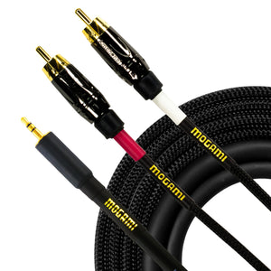 Mogami Gold Series Dual RCA to 1/8-Inch Stereo Cable (20 Foot)