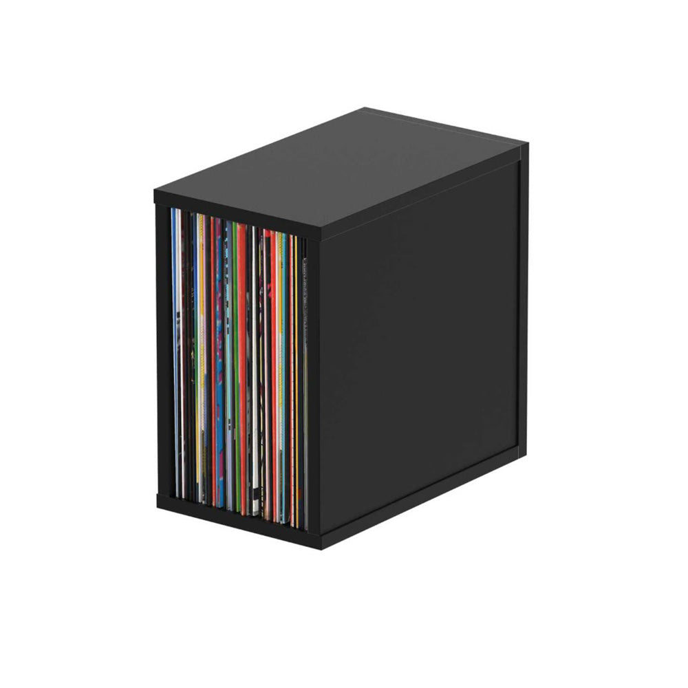 Glorious Record Box 55 - Vinyl Record Storage Cube (Black)