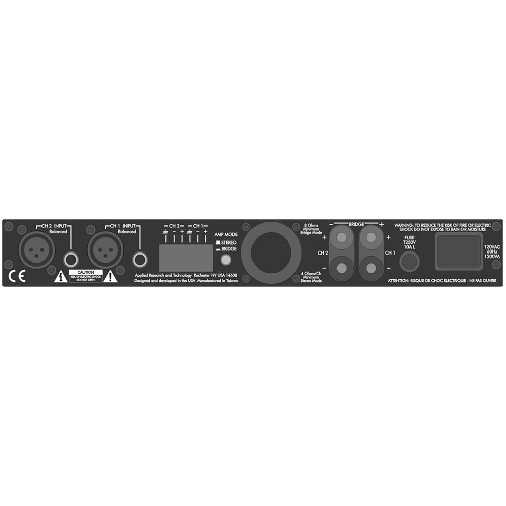 ART SLA-2 Stereo 200-Watt Stereo Linear Amplifier