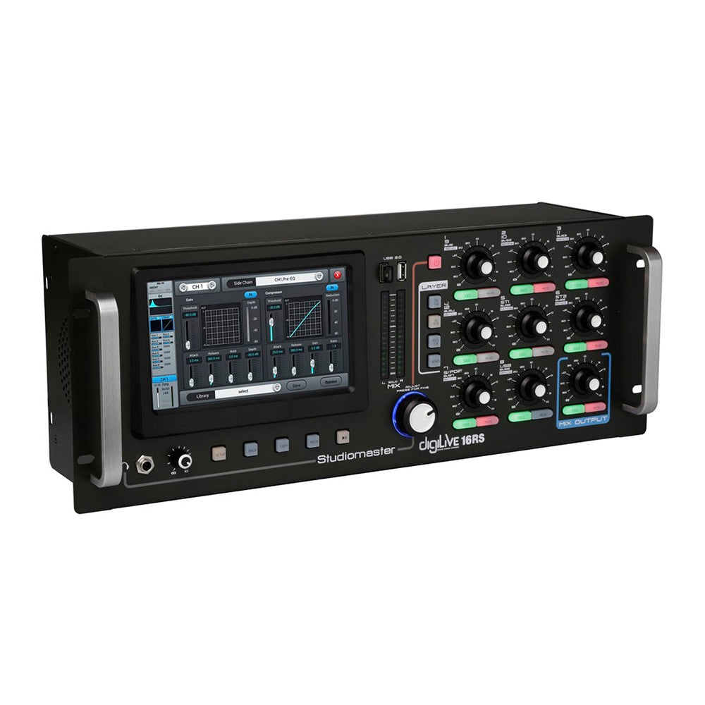Studiomaster Digilive 16RS - Rack Mount 16-Channel Digital Mixer with Remote Control