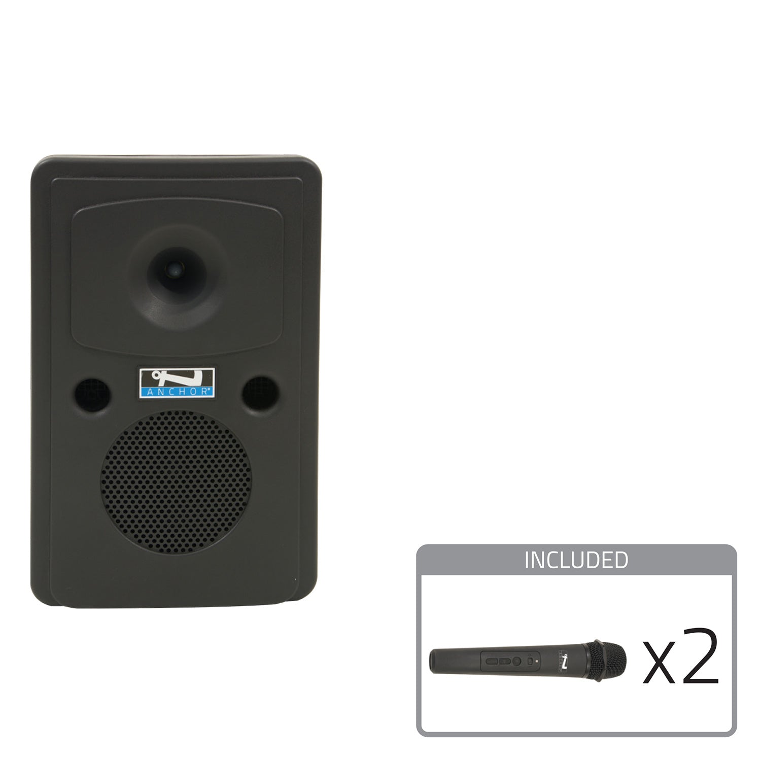Anchor Audio Go Getter 2 System 2 - Portable PA Package with 2x Wireless Handheld Microphones