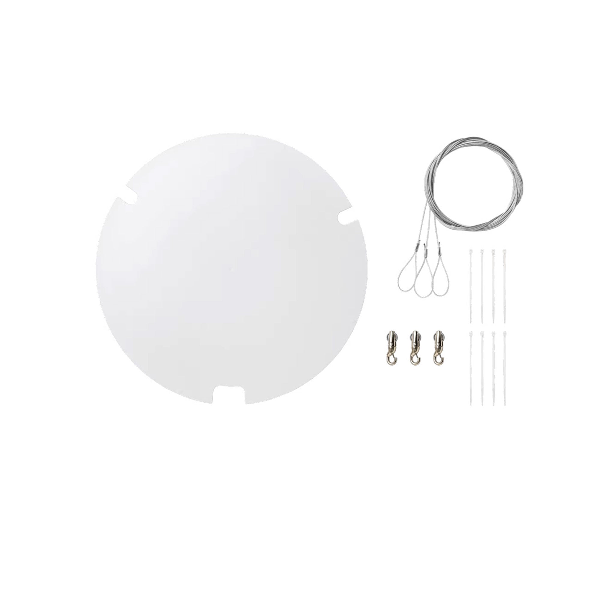 Shure A900W-R-GM - Round Gripple Suspension for MXA920 with White Cover