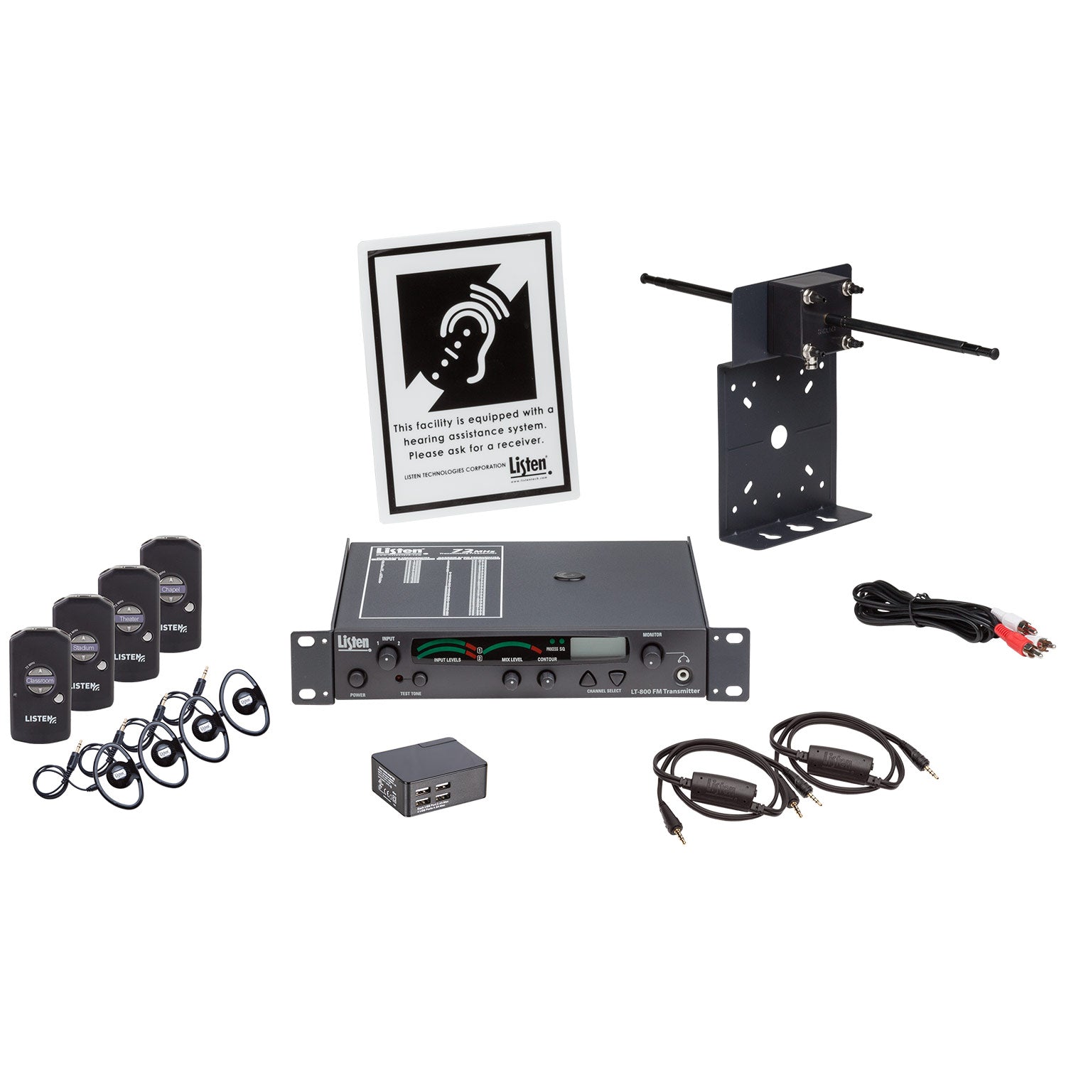 Listen Technologies LS-57-216 - Listen iDSP Advanced Level II Stationary RF System (216 MHz)