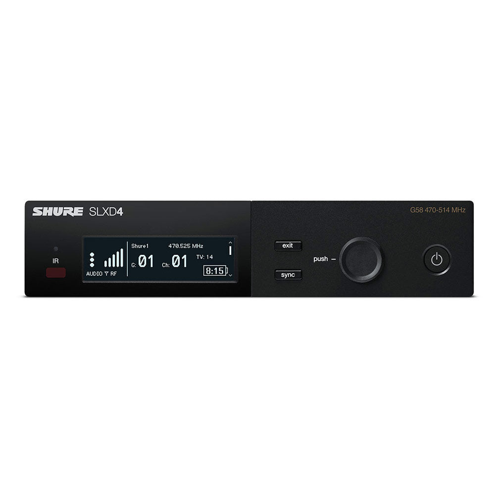 Shure SLXD14/93 Lavalier Wireless System with WL93 (H55 Band / 514-558 MHz)