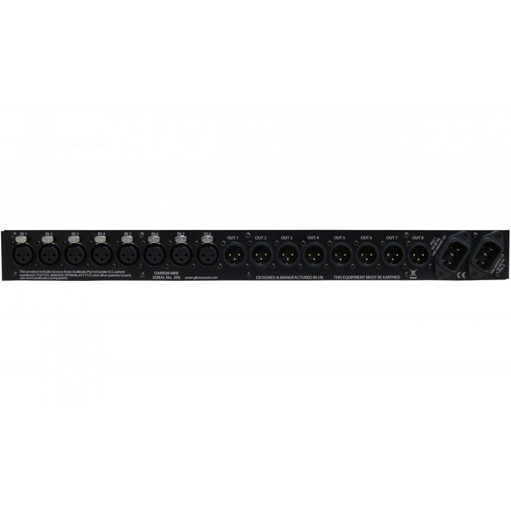 Glensound DARK88 MKII - Audio Network 8 Input, 8 Output Break Out Box