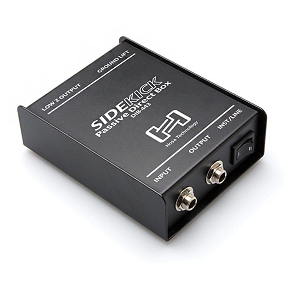 Hosa DIB-443 Sidekick Passive DI Box, 1/4 inch TS to XLR3M