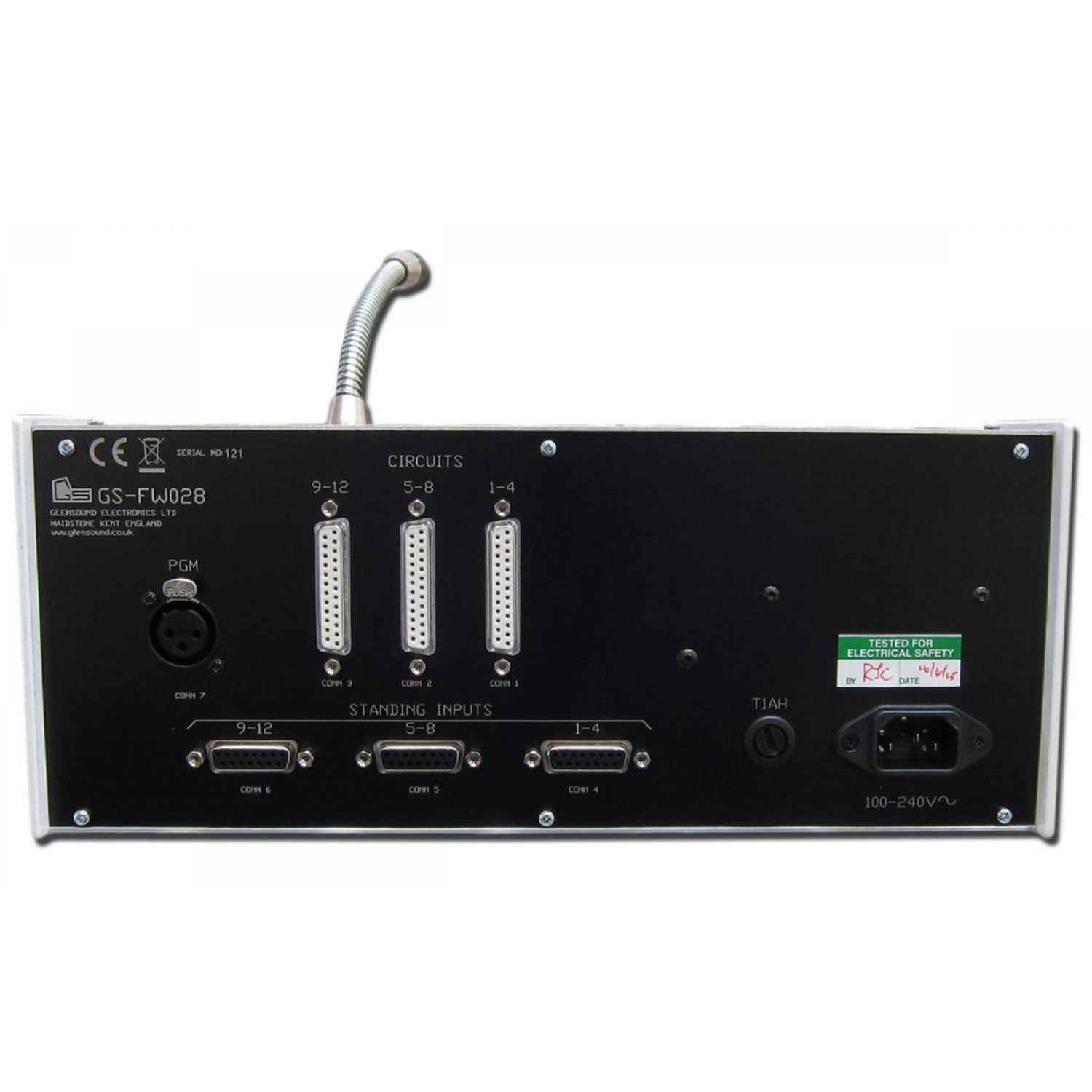 Glensound GS-FW028 - 12 Circuit Desktop Four Wire Base Station