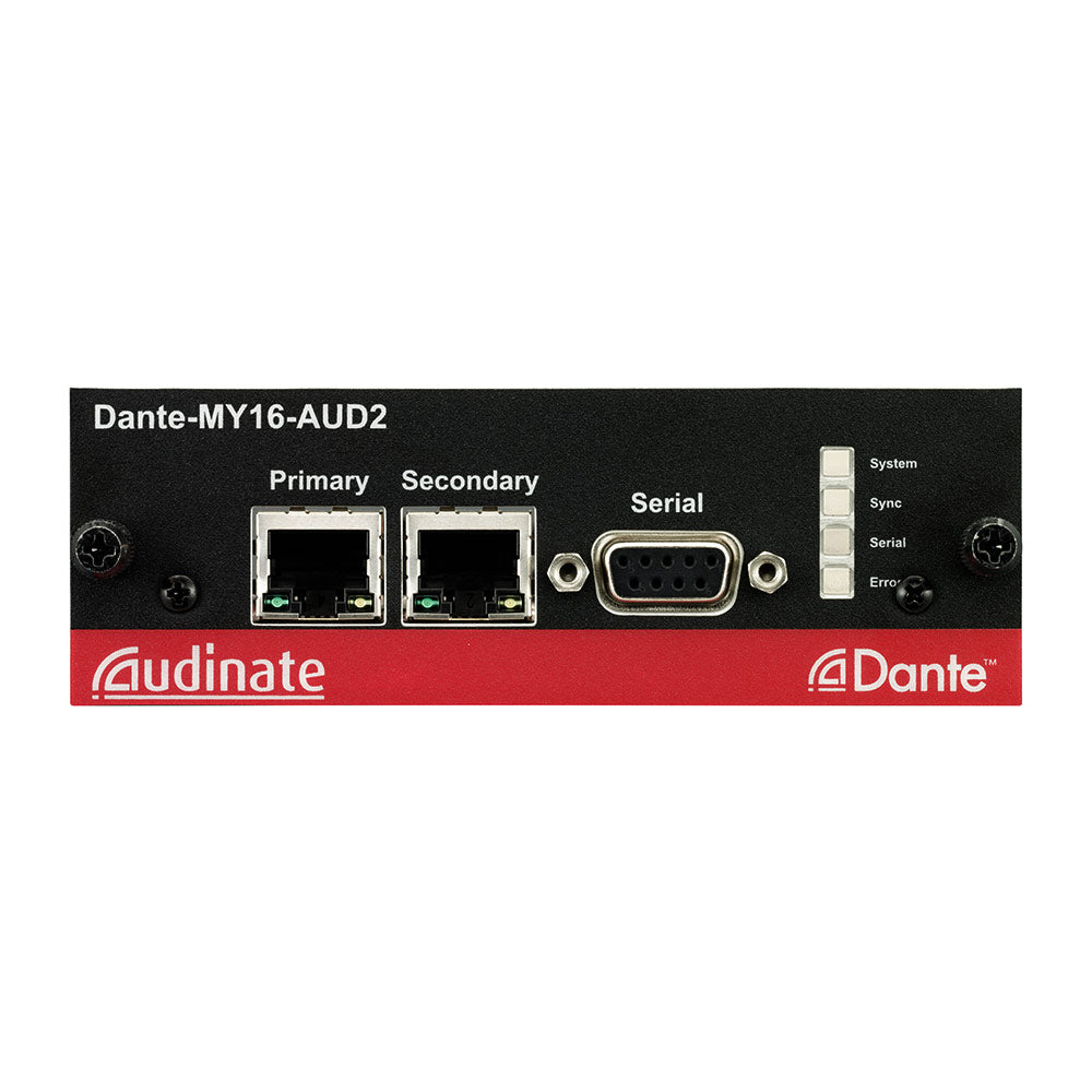 Yamaha Dante-MY16-AUD2 Dante Network Card