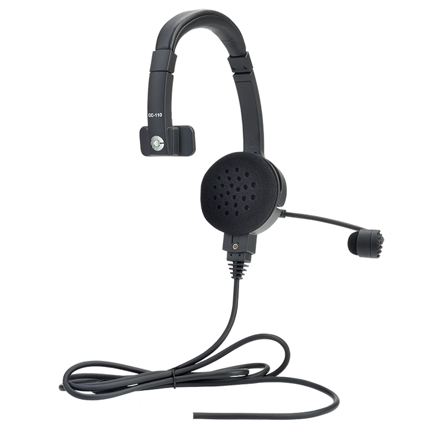 Clear-Com CC-110-X6 - Lightweight Single Ear Headset (with XLR6M, Balanced Mic)