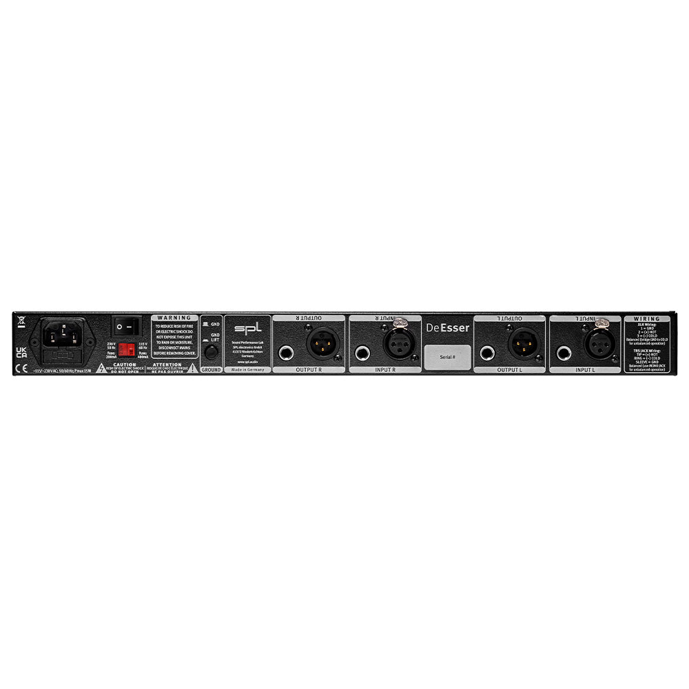 SPL DeEsser MK2 - Two-Channel Auto Dynamic De-Esser