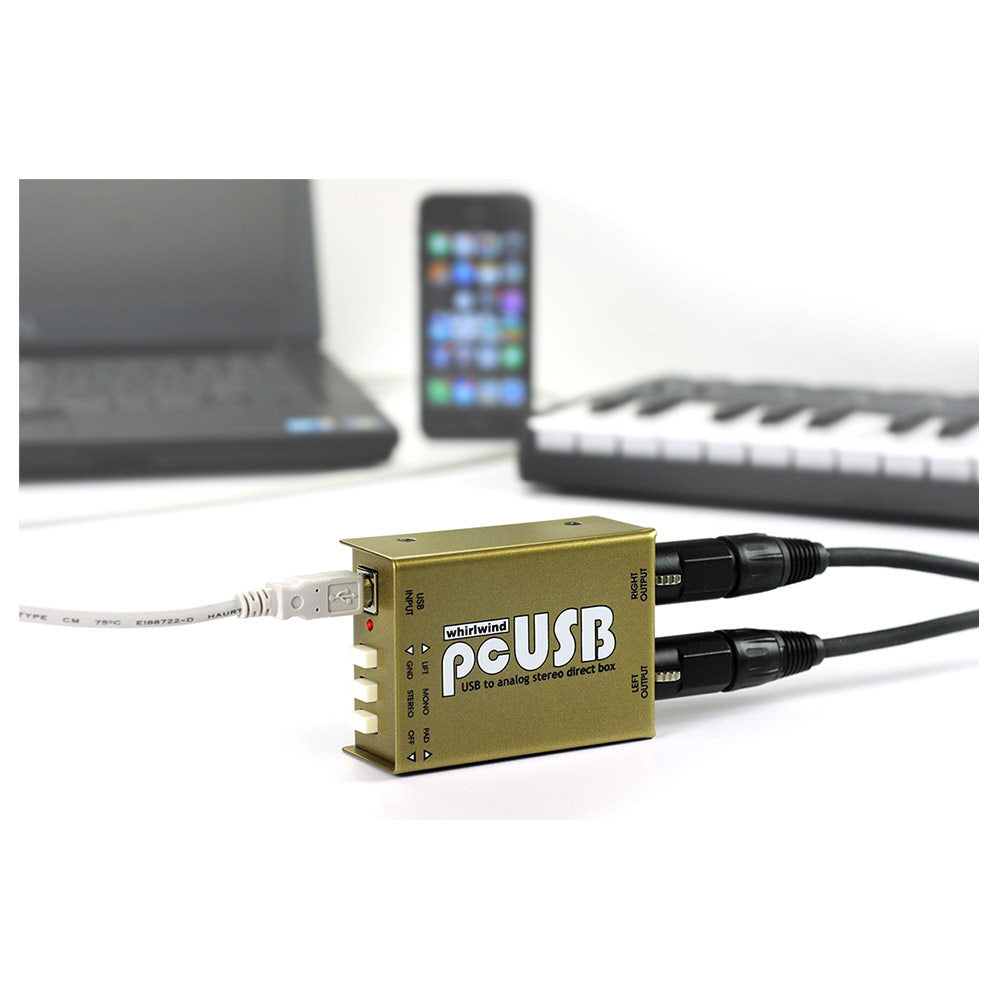 Whirlwind PCUSB Stereo USB Direct Box