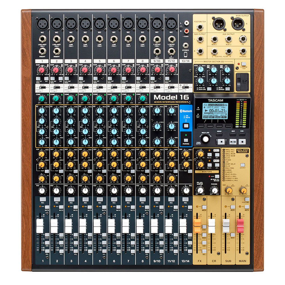 Tascam Model 16 Mixer / Interface / Recorder