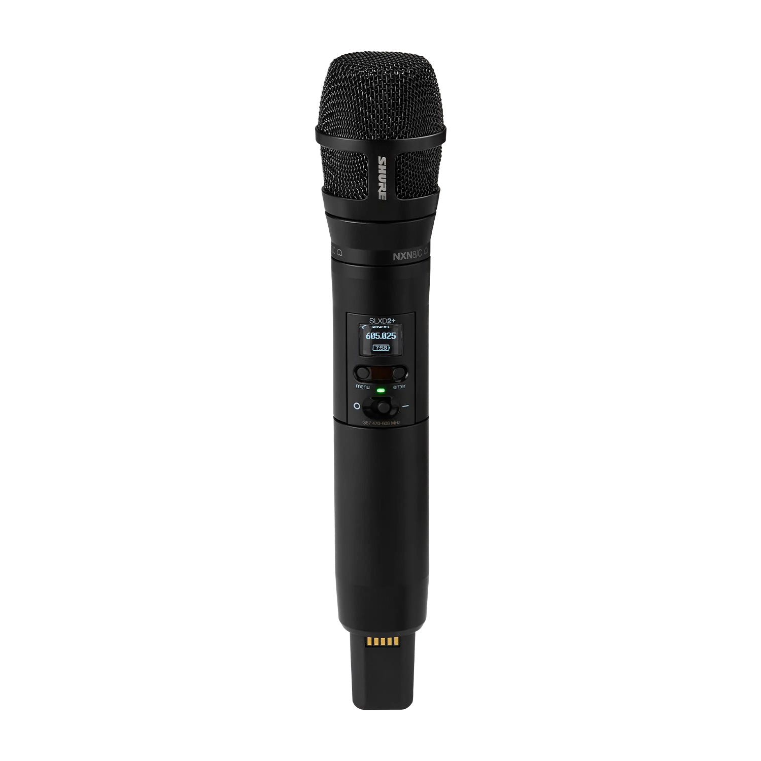 Shure SLXD2+/N8C - Handheld Wireless Transmitter with N8C (G57 Band/470-616 MHz)