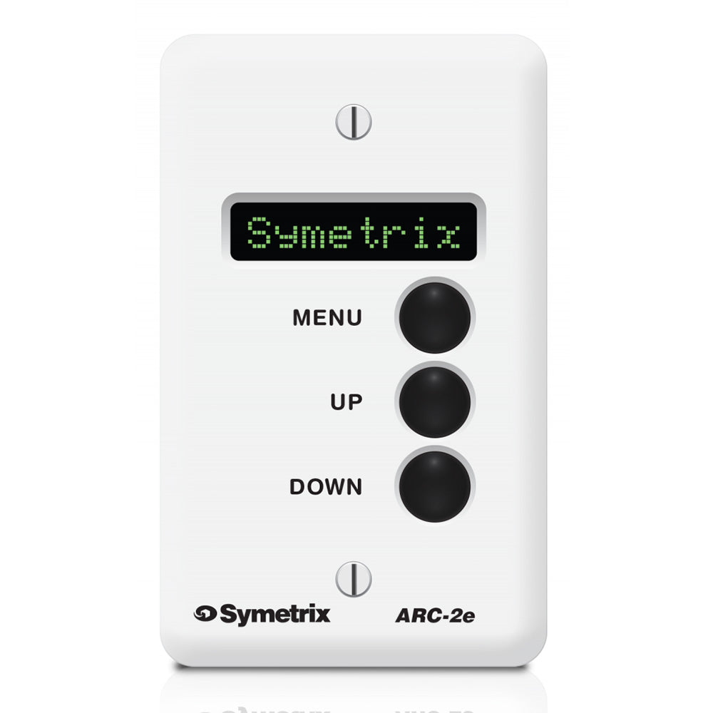 Symetrix ARC-2e Adaptive Wall Plate Controller for Symetrix DSP Systems (White)