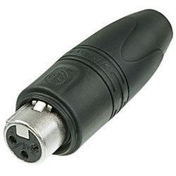 Neutrik NC3FXX-HD-D 3-Pin Female XLR Cable Connector - Nickel/Gold