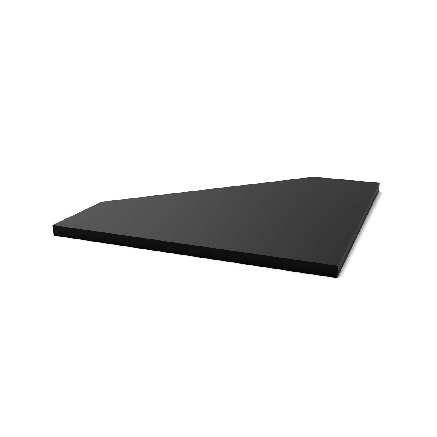 Glorious Modular Side Rack Adapter - Desk Plate for Sound Desk or Workbench Series (Black)