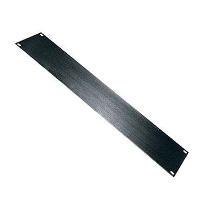 Middle Atlantic HBL1 - One Space Flat Blank Aluminum Panel - Black