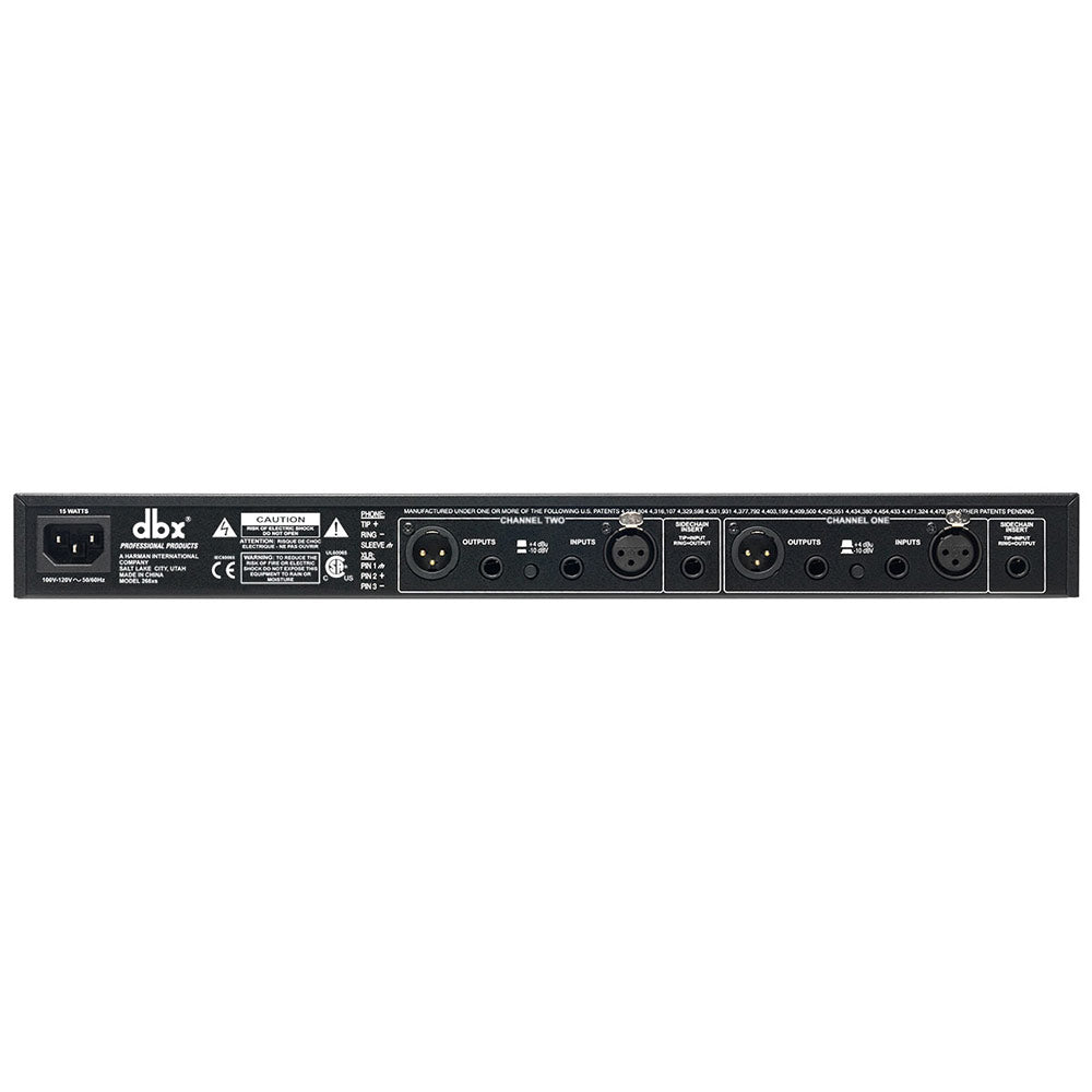 dbx 266xs ダイナミクスプロセッサー DBX 266xs Silver Stereo/Dual Mono Compressor/Gate Dynamics Processor