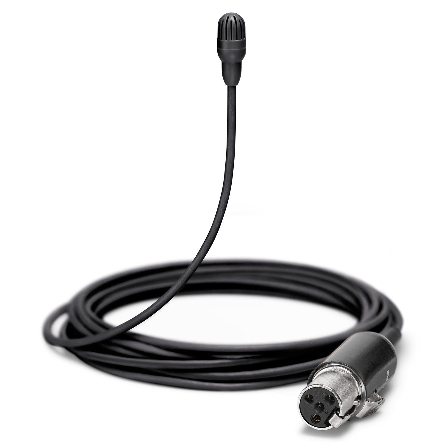 Shure TwinPlex TL47B/O-MTQG-A Subminiature Lavalier Microphone (Low Sens, MTQG, Black)