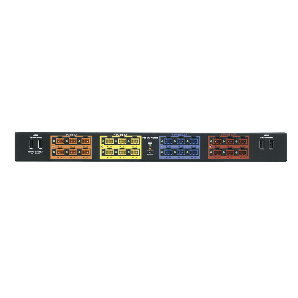 Middle Atlantic PD-DC-125R 125W Multi-Mount Universal DC Power Distribution System