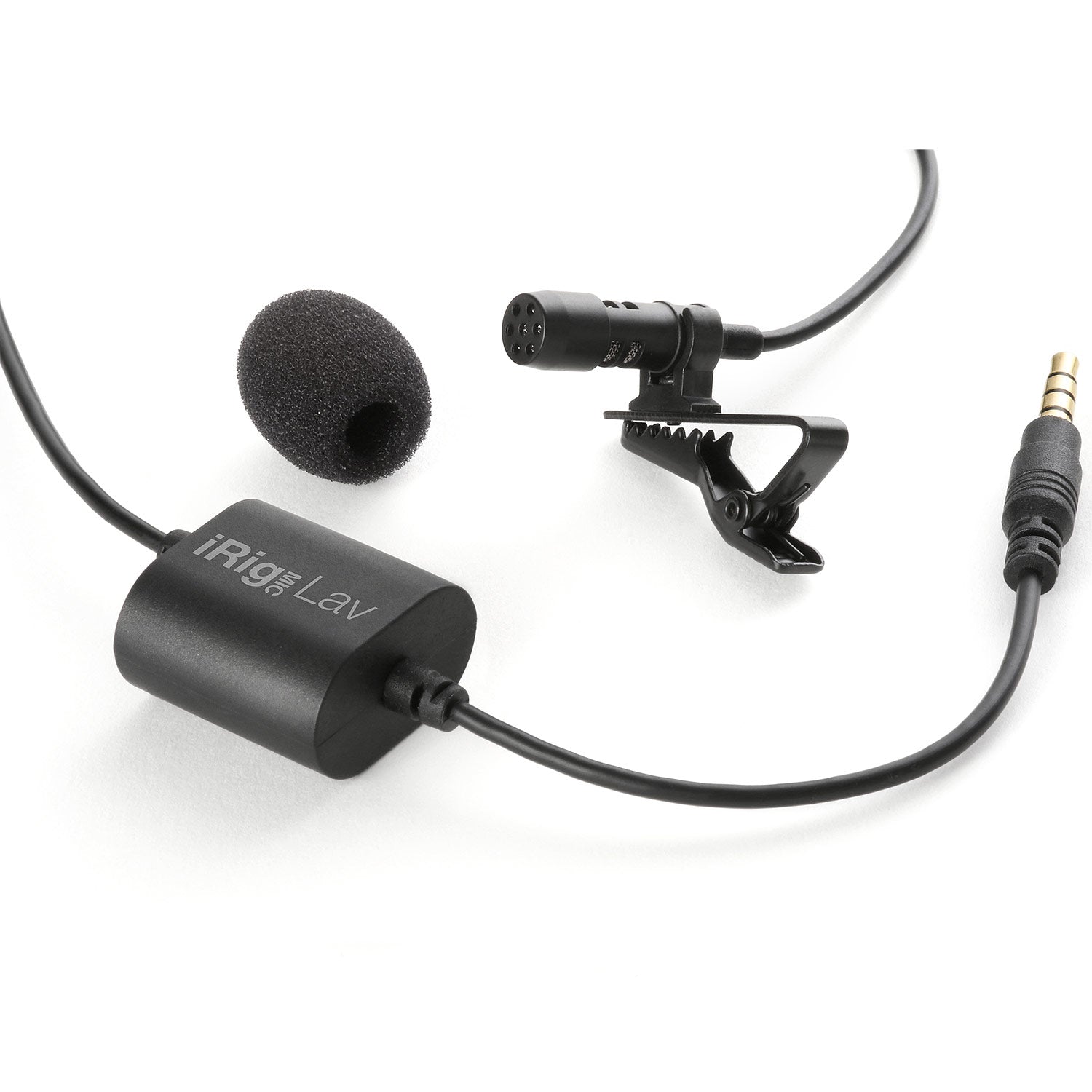 IK Multimedia iRig Mic Lav - Compact Lavalier Microphone for Smartphones or Tablets