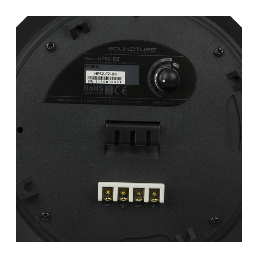 Soundtube HP82-EZ-BK - High-Power 8-Inch Open-Ceiling Pendant Speaker (Black)