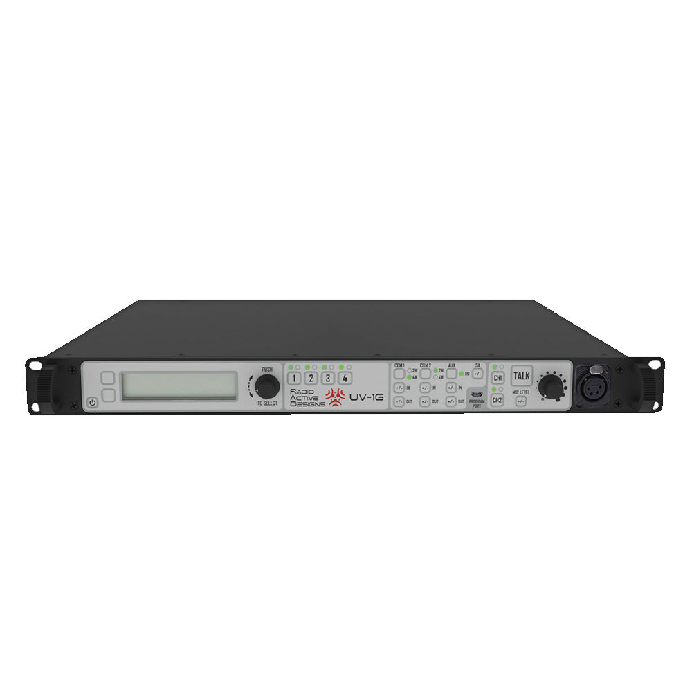 Radio Active Designs UV-1G VHF Wireless Intercom Base Station (4 Beltpack / XLR4F)