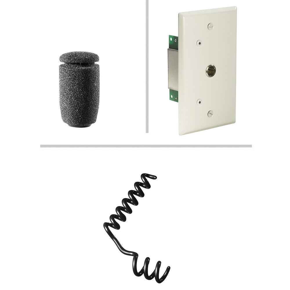 Audio-Technica ES933PMH Hypercardioid Condenser Hanging Mic, Wall/Ceiling Plate Power Module