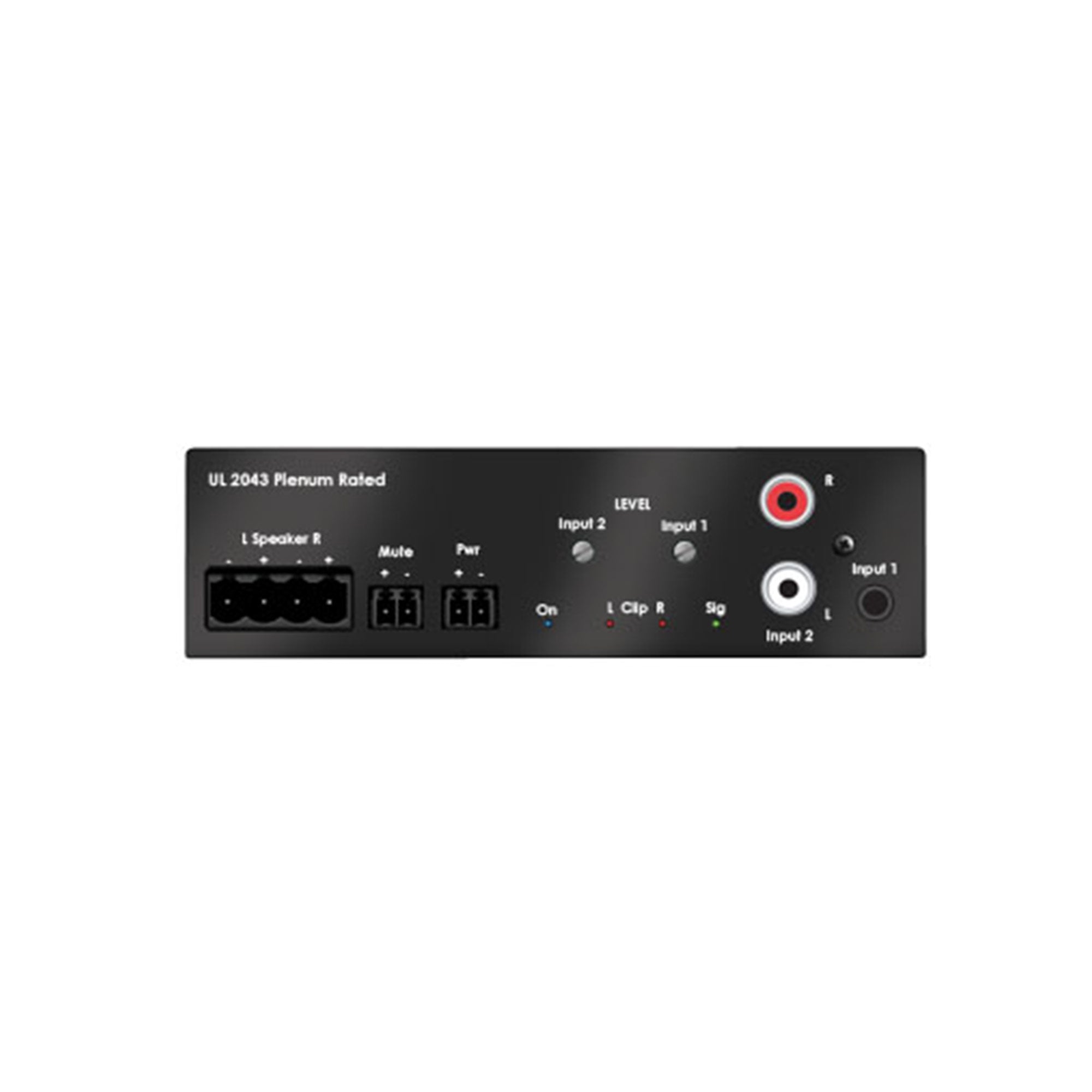 Stewart Audio AV30MX-2 Plenum Rated Subcompact Stereo Mixer Amplifier
