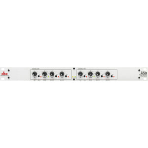 DBX 223xs Silver Stereo 2-Way/Mono 3-Way Crossover with XLR