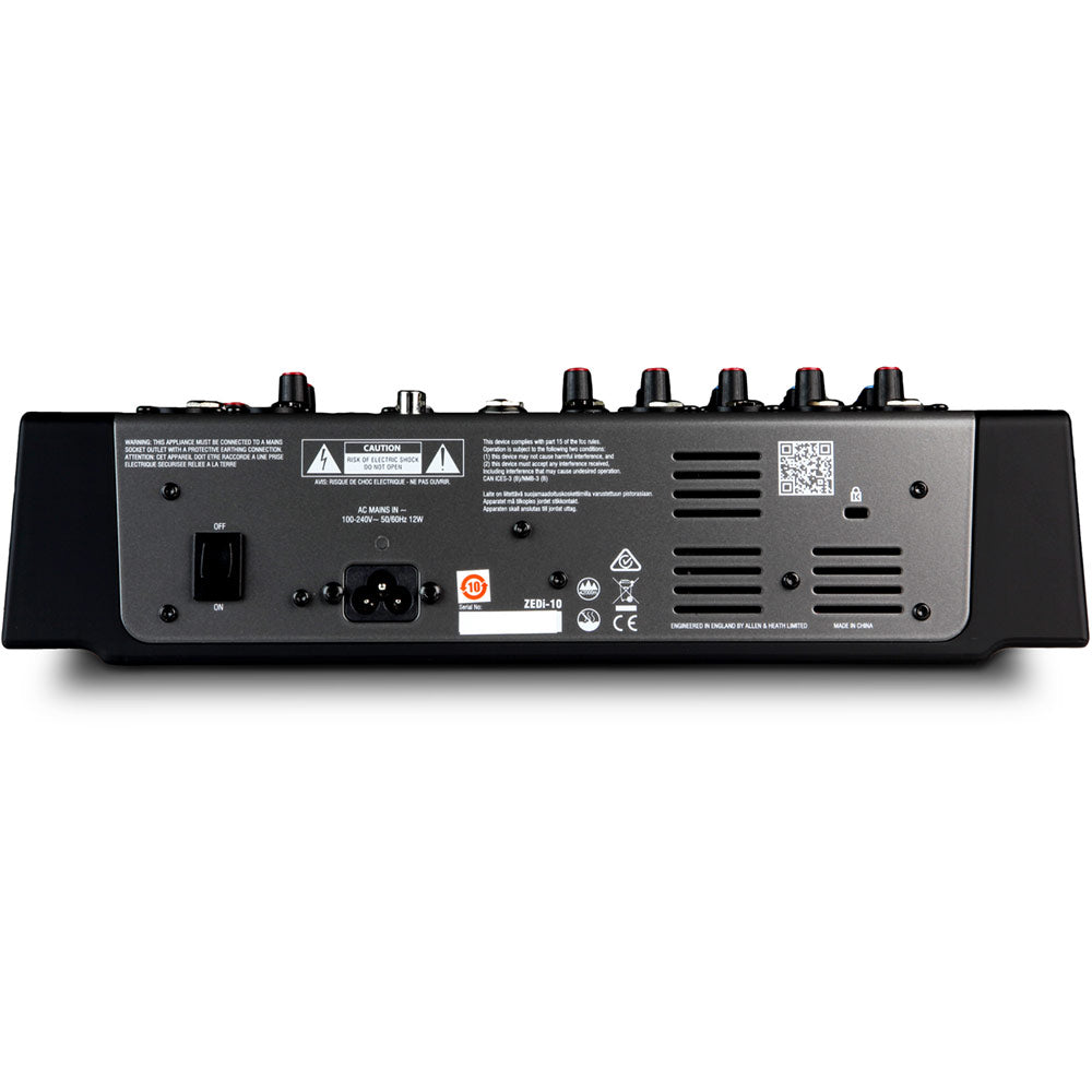 Allen and Heath ZEDi10 Hybrid Compact Mixer and 4x4 USB Interface