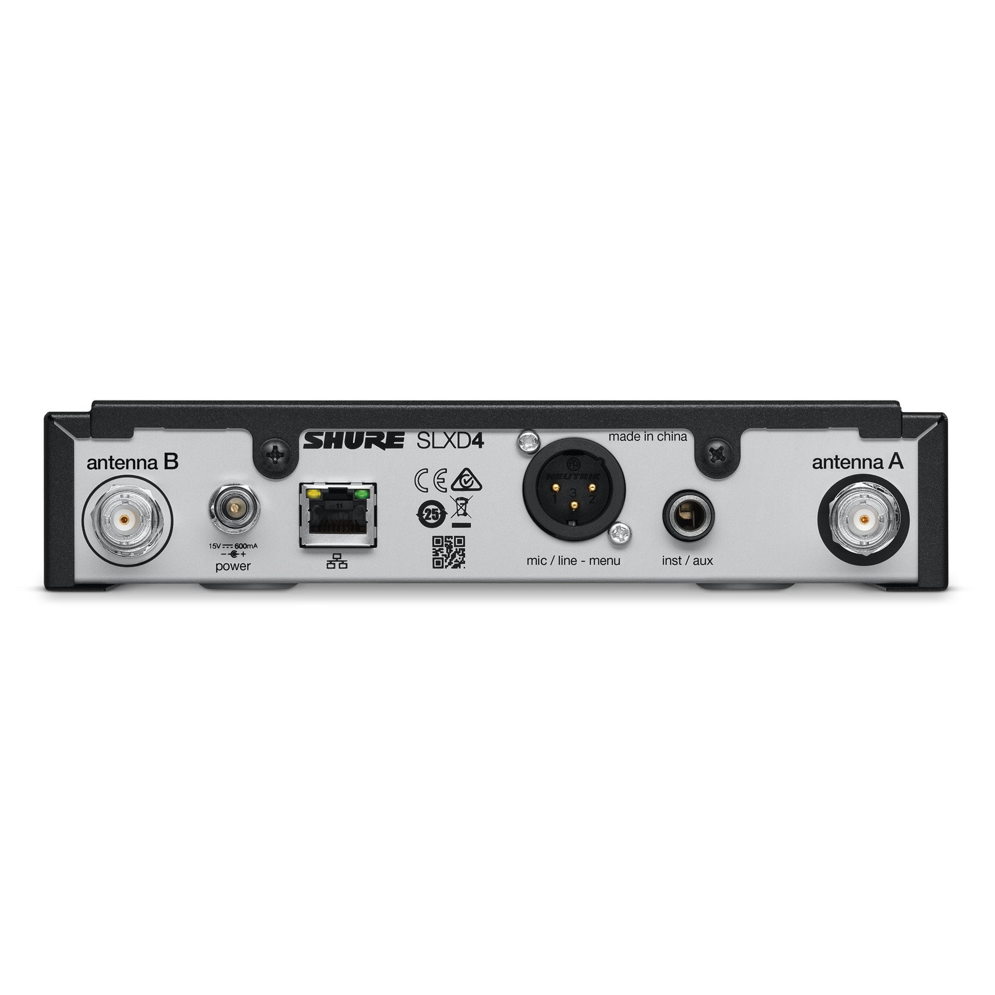 Shure SLXD14/DL4B Lavalier Wireless System with DL4B (G58 Band / 470-514 MHz)