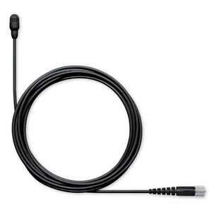 Shure TwinPlex TL47B/O-MDot-A Subminiature Lavalier Microphone (Low Sens, MDot, Black)