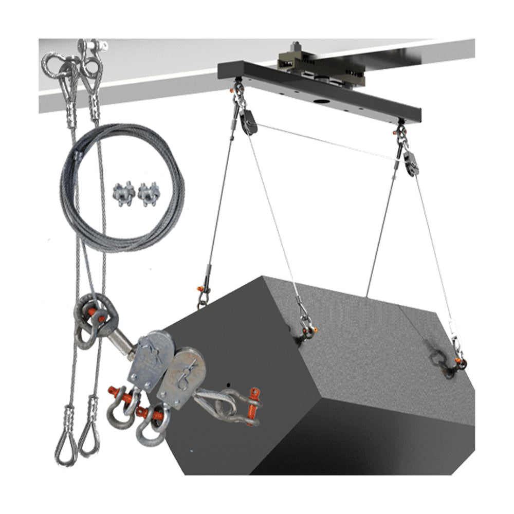 Adaptive Technologies TCK2-022 - Adjustable Double Tilt Rigging Cable Kit (22-Inch / Black)