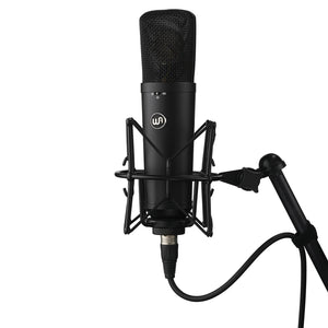 Warm Audio WA-87 R2B LDC Microphone - Black Color with Shock Mount, Hard Mount & Wood Box