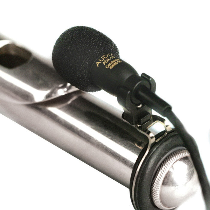 Audix ADX-10FL Miniature Flute Microphone System - includes shockmount and TA3F termination