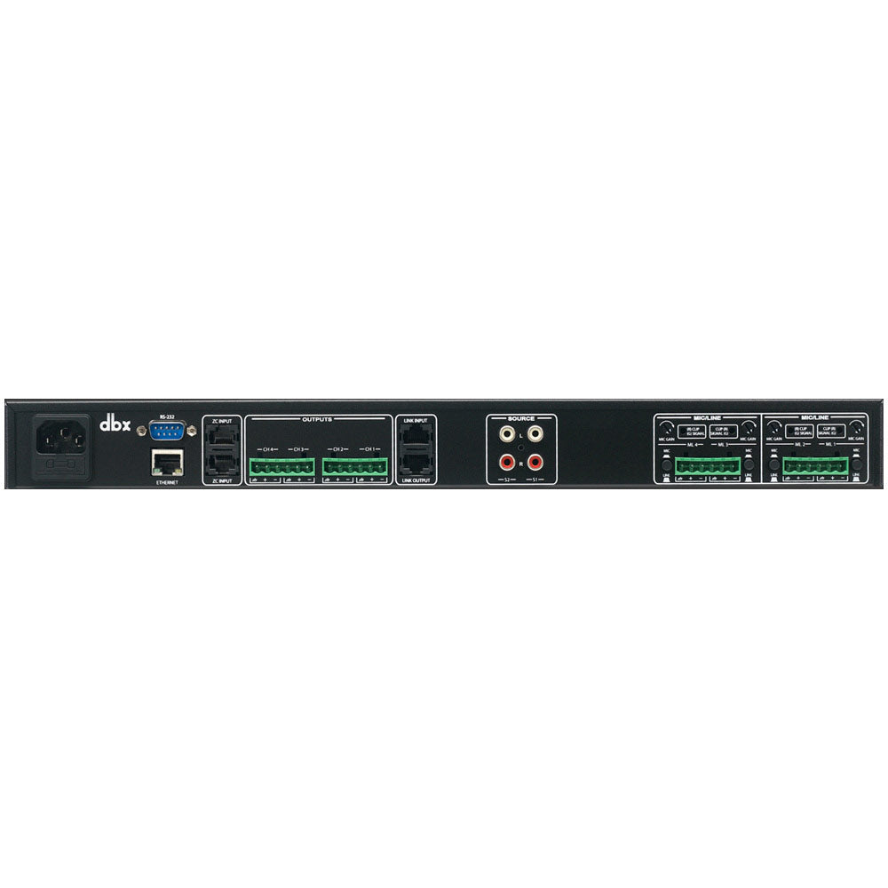 DBX ZonePRO 641M 6 Input / 4 Output Remote Controlled Digital Zone Processor