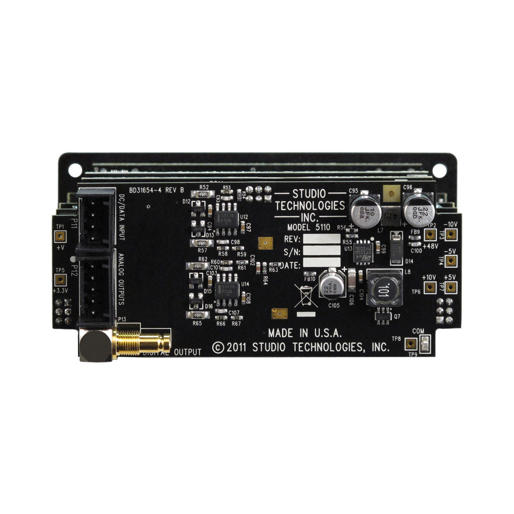 Studio Technologies Model 5110E Mic/Line Input Module (EBU Version)