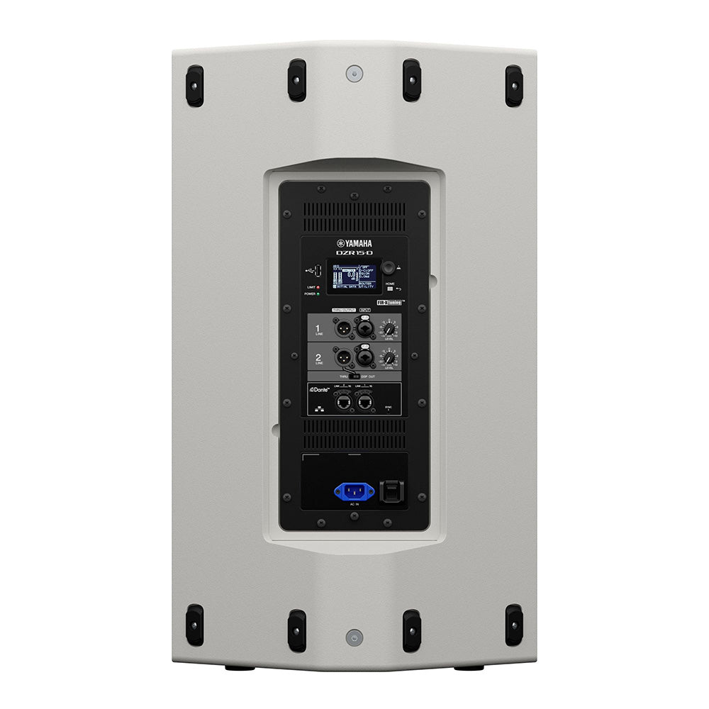 Yamaha DZR15-DW Active 2-Way 15-Inch Loudspeaker with Dante (White)