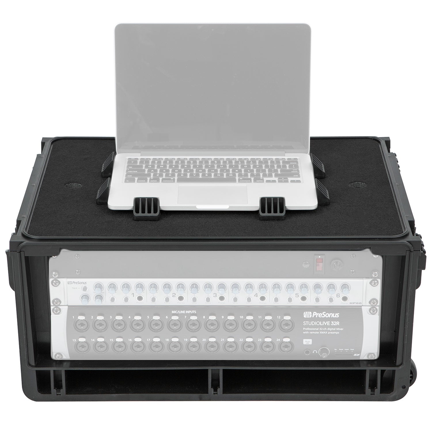 SKB 1SKB-ISF4U - Injection Molded 4U Studio Flyer Rack Case