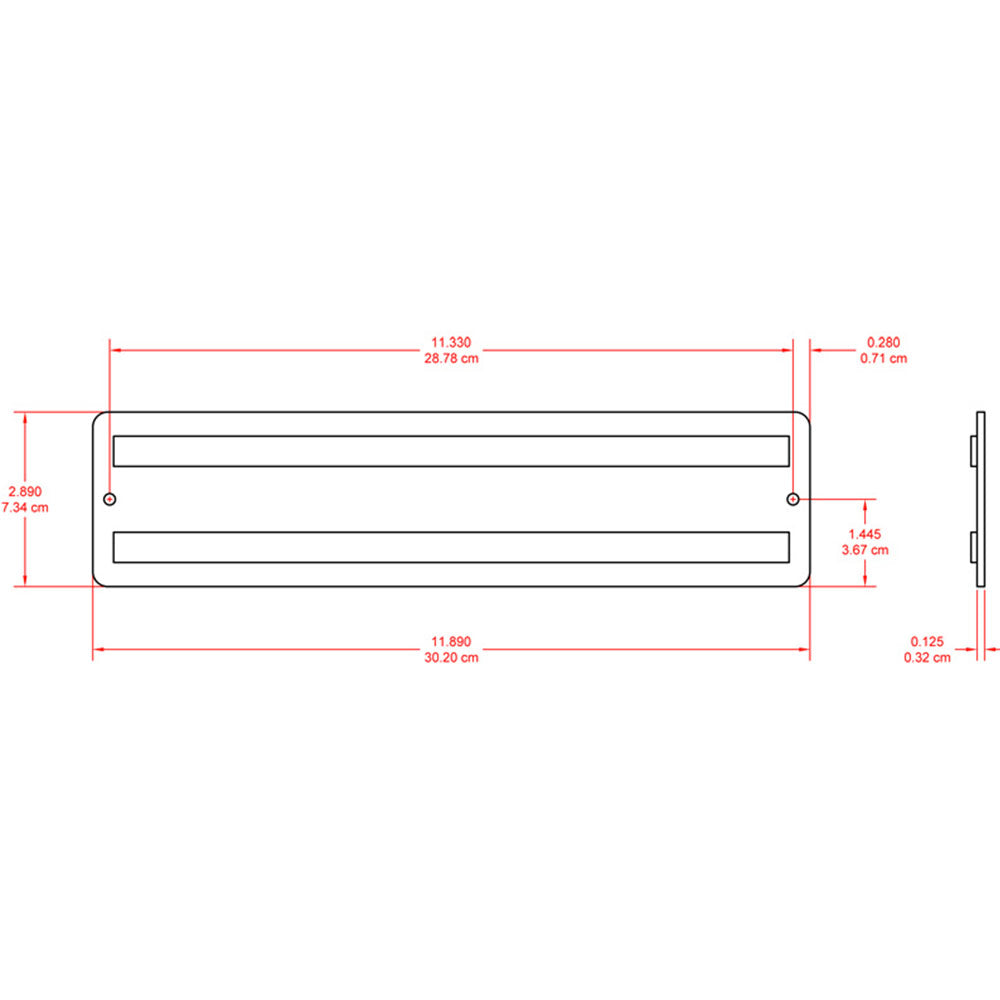 RDL SMK-12 STICK-ON Mounting Plate
