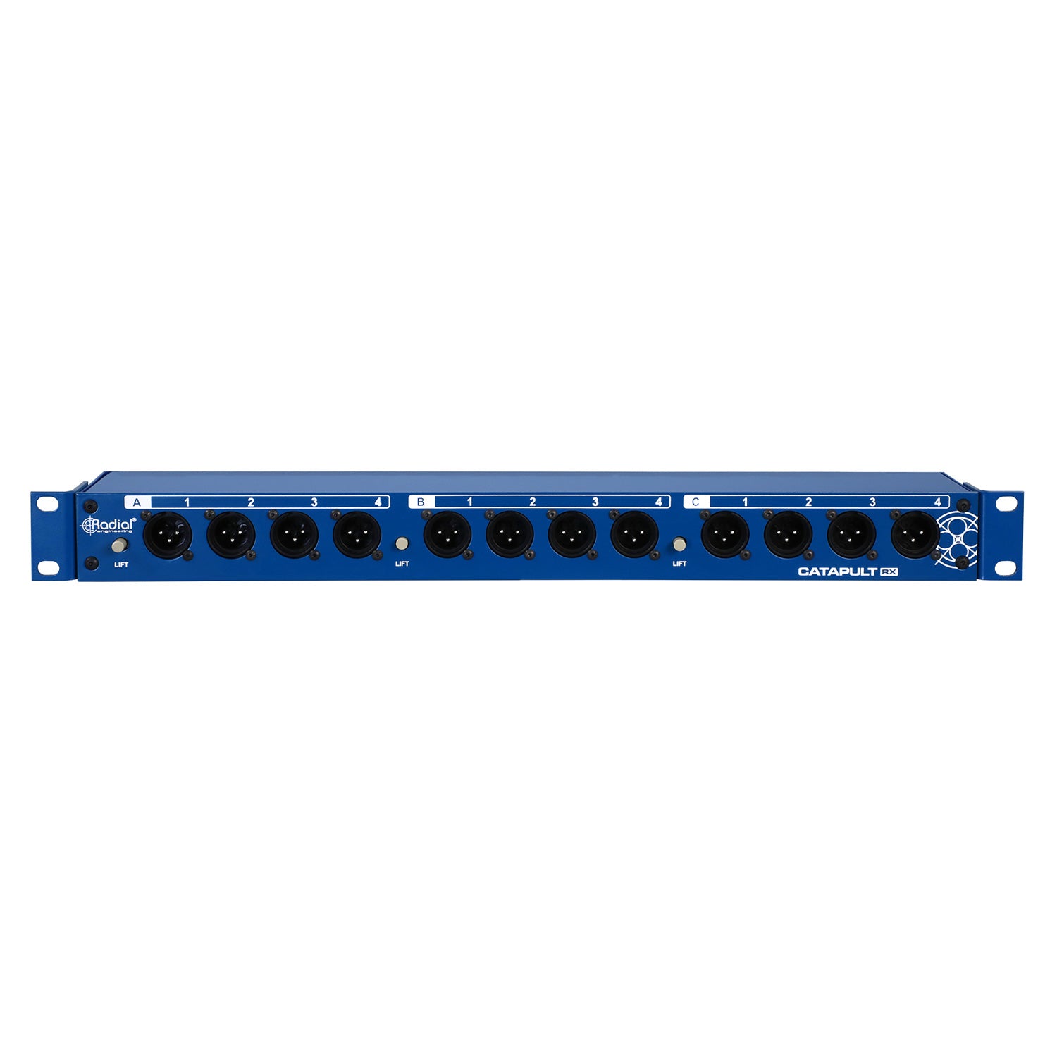 Radial Engineering Catapult Rack RX - 12-Channel Analog Audio Over Cat5 Receiver